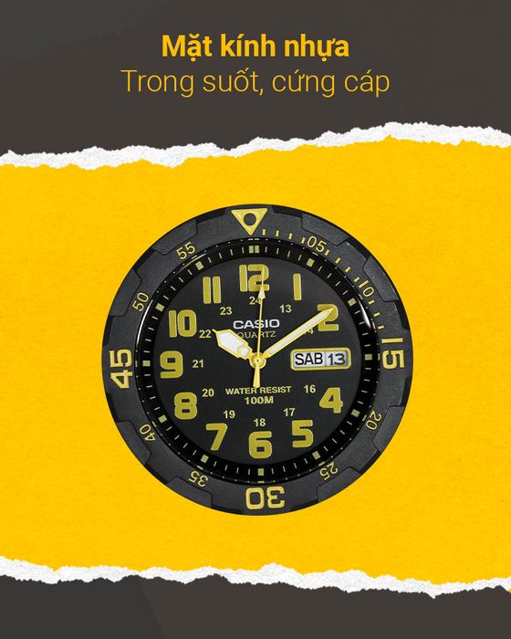 Đồng hồ Nam Casio MRW-200H-9BVDF có mặt kính nhựa