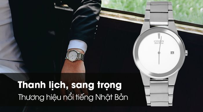 Đồng hồ Nam Citizen AU1060-51A thanh lịch, sang trọng