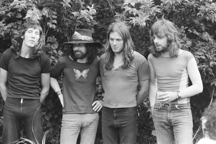 Music conspiracy theories: Pink Floyd's Roger Waters, Nick Mason, David Gilmour - Rock Musician, Richard Wright - Keyboardist