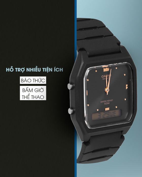 Đồng hồ Nam Casio AW-48HE-1AVDF hỗ trợ nhiều tiện ích