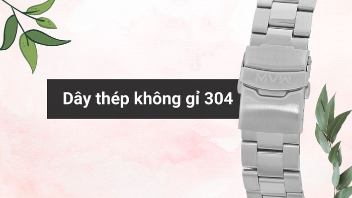 Chất liệu dây đeo của mẫu đồng hồ