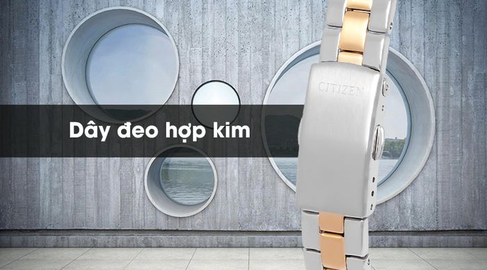 Đồng hồ nữ Citizen EU6074-51D có dây đeo bền bỉ