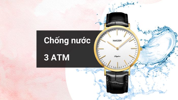 Khả năng kháng nước của mẫu đồng hồ