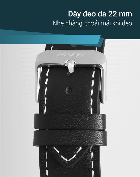 Đồng hồ nam MWW ML040-01 có dây đeo da êm tay