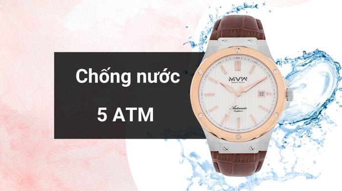 Khả năng kháng nước của mẫu đồng hồ