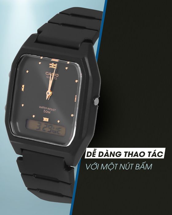 Đồng hồ Nam Casio AW-48HE-1AVDF dễ dàng thao tác
