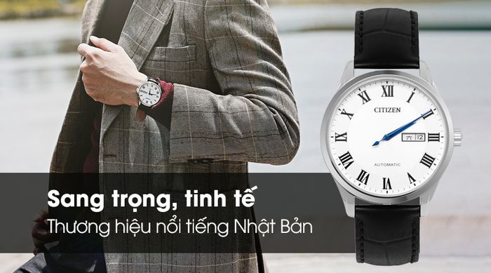 Đồng hồ Nam Citizen NH8360-12A - Cơ tự động mang thiết kế tinh tế