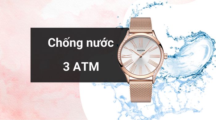 Khả năng kháng nước của mẫu đồng hồ