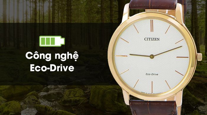 Đồng hồ nam Citizen AR1113-12A sử dụng công nghệ Eco-Drive tiên tiến