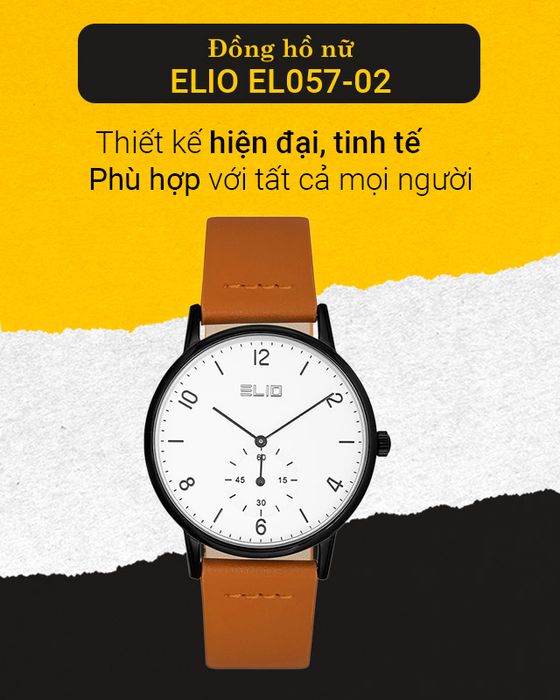 Tổng quan về đồng hồ Nữ Elio EL057-02