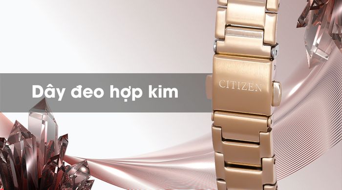 Đồng hồ nữ Citizen ER0205-80X có dây đeo bền bỉ