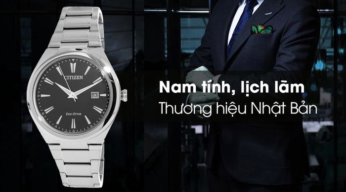 Đồng hồ Nam Citizen AW1370-51F - Eco-Drive có thiết kế nam tính