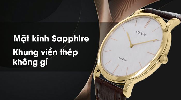 Đồng hồ nam Citizen AR1113-12A có khả năng chịu va đập tốt