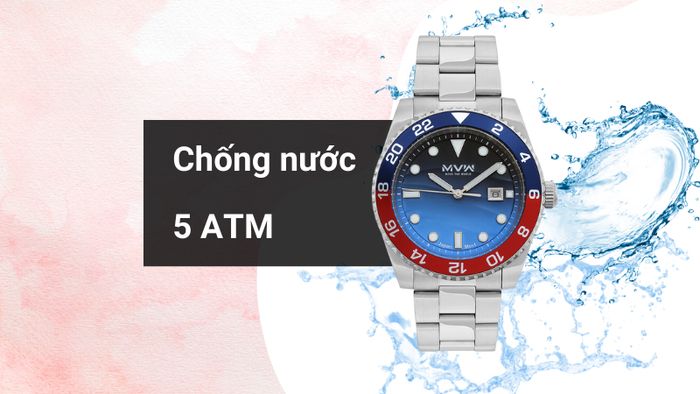 Khả năng kháng nước của mẫu đồng hồ