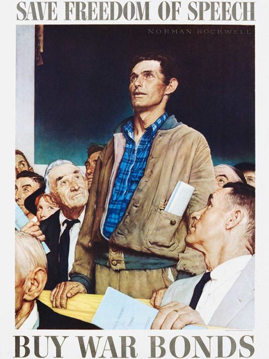 An image of 'Freedom of Speech' is displayed