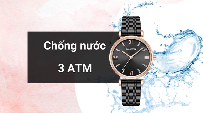 Khả năng kháng nước của mẫu đồng hồ