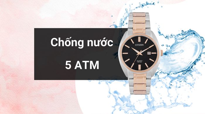 Khả năng kháng nước của mẫu đồng hồ