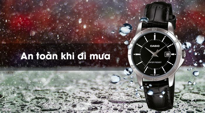 Đồng hồ nữ Casio LTP-V004L-1AUDF có hệ số chống nước 3 ATM