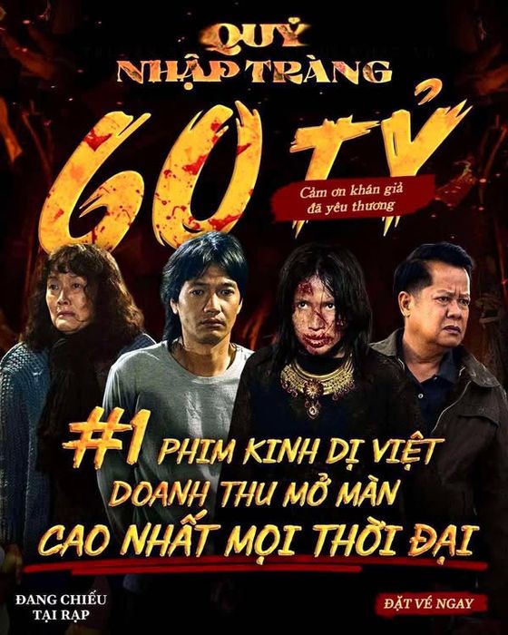 Quỷ Nhập Tràng liên tục ghi nhận doanh thu khủng, vượt xa mọi kỳ vọng