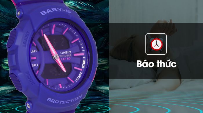 Đồng hồ Nữ Baby-G BGA-240L-2A1DR có chế độ báo giờ