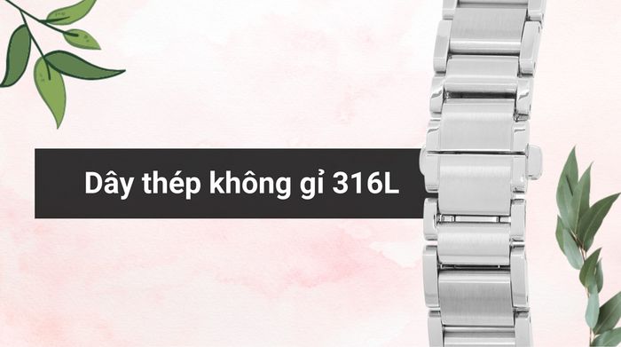 Chất liệu dây đeo của mẫu đồng hồ