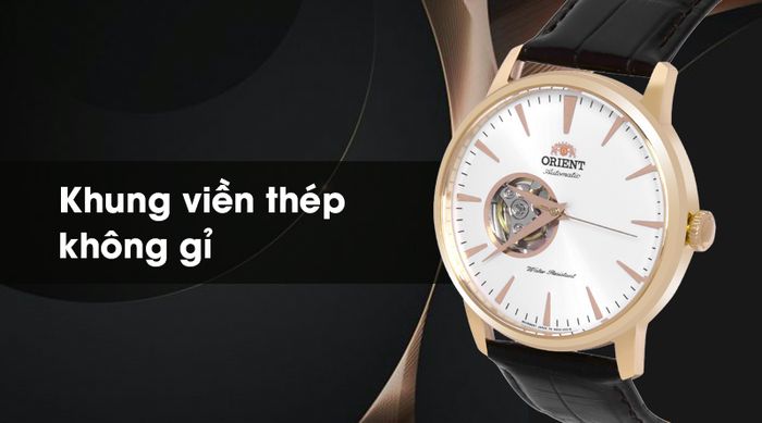Đồng hồ nam Orient FAG02002W0 - Nam - Cơ tự động trang bị khung thép bền bỉ