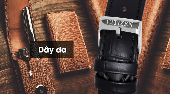 Đồng hồ Nam Citizen NH8350-08A - Cơ tự động có dây đeo da