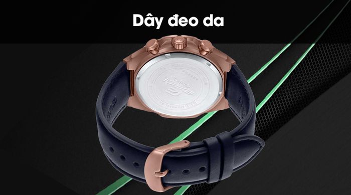 Đồng hồ nam Edifice Casio EFR-569BL-1AVUDF có dây đeo êm ái