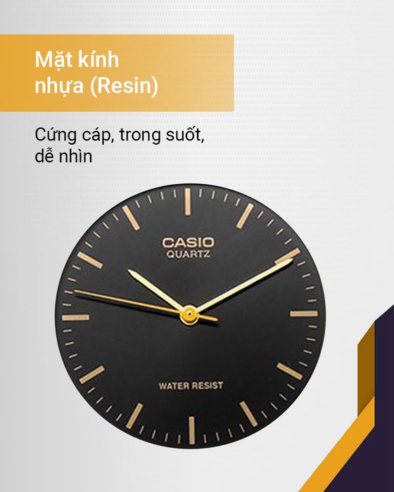 Đồng hồ Nam Casio MQ-24MG-1EDF có mặt kính trong suốt