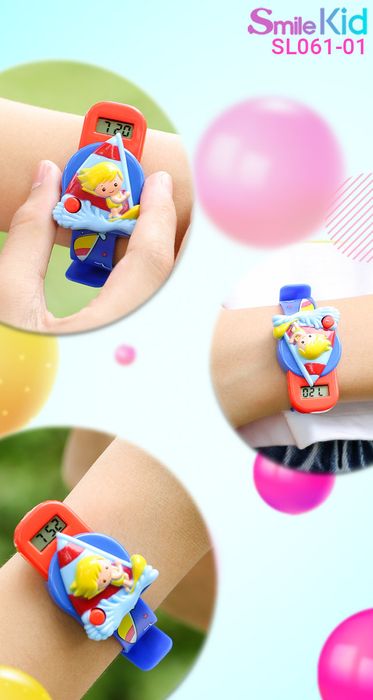Đồng hồ trẻ em Smile Kid SL061-01 khi đeo trên tay
