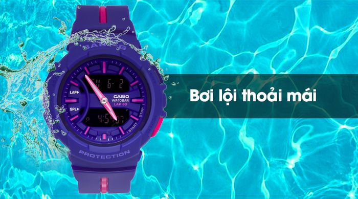 Đồng hồ Nữ Baby-G BGA-240L-2A1DR có hệ số chống nước 100m