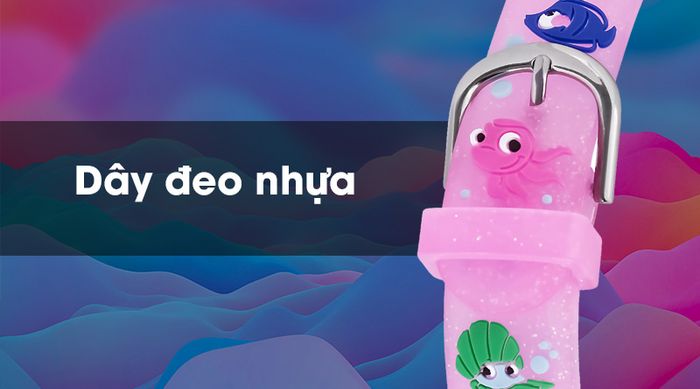 Đồng hồ trẻ em Smile Kid SL047-01 có dây đeo nhẹ nhàng