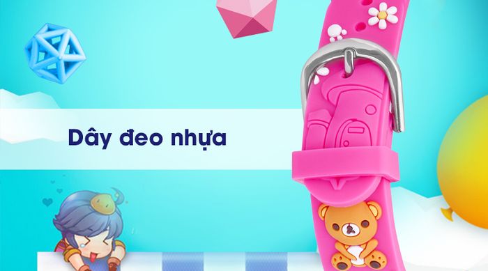 Đồng hồ trẻ em Smile Kid SL043-01 có dây đeo nhẹ nhàng