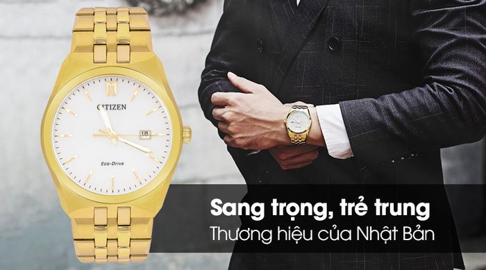 Đồng hồ Nam Citizen BM7332-61P - Eco-Drive thiết kế tinh tế