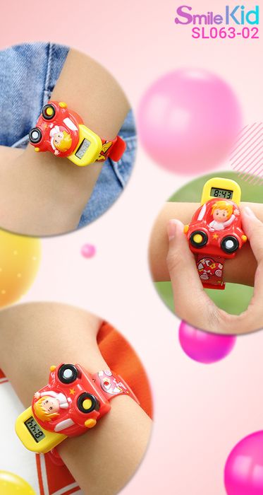 Đồng hồ trẻ em Smile Kid SL063-02 khi đeo trên tay