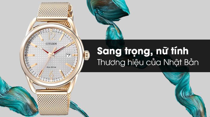 Đồng hồ nữ Citizen FE6089-84A mang thiết kế thời trang và hiện đại