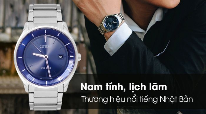 Đồng hồ Nam Citizen BM7400-80L - Eco-Drive thiết kế nam tính