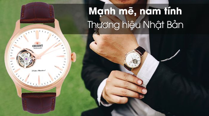 Đồng hồ Nam Orient RA-AG0001S10B - Cơ tự động có thiết kế nam tính, mạnh mẽ