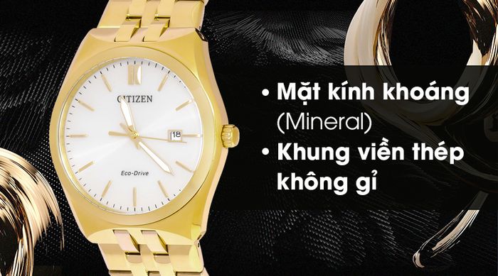 Đồng hồ Nam Citizen BM7332-61P - Eco-Drive chịu lực tốt