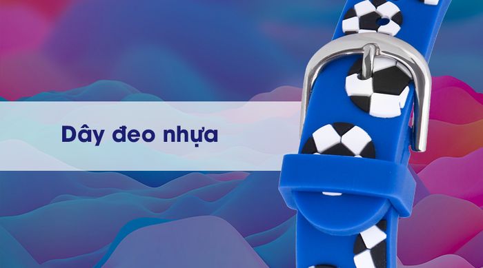Đồng hồ trẻ em Smile Kid SL036-01 có dây đeo chắc chắn và bền bỉ