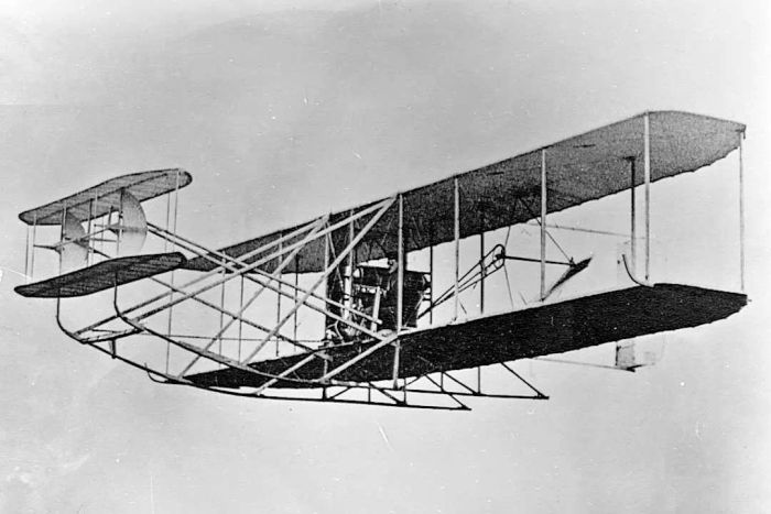 Wright Flyer on Demonstration Flight