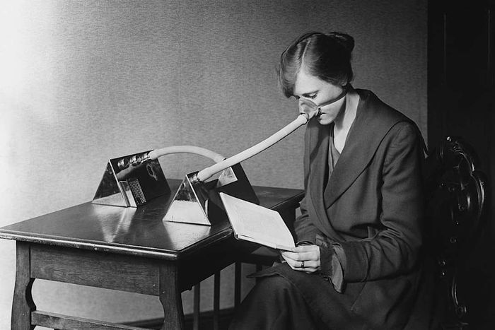 Woman Wearing a Flu Mask