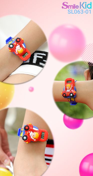 Đồng hồ trẻ em Smile Kid SL063-01 khi đeo trên tay