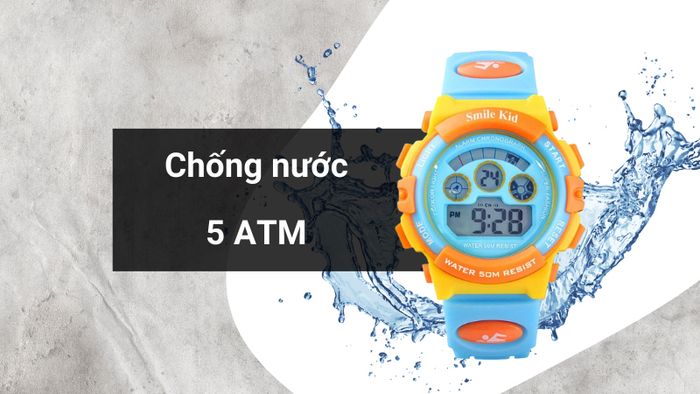 Khả năng kháng nước của mẫu đồng hồ
