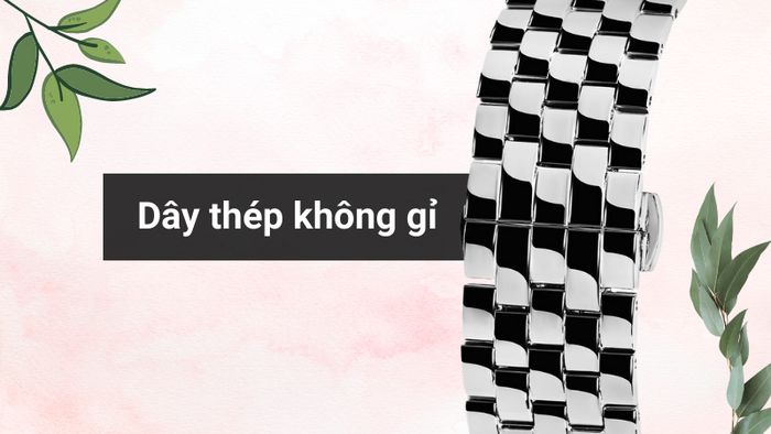 Chất liệu dây đeo của mẫu đồng hồ