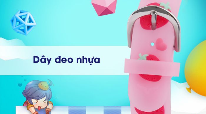 Đồng hồ trẻ em Smile Kid SL031-01 có dây đeo nhẹ nhàng