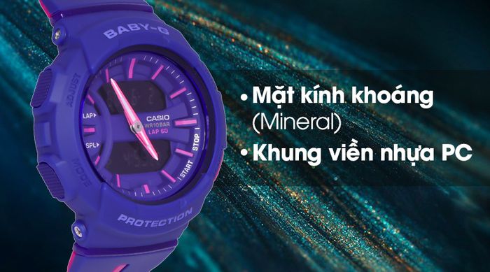 Đồng hồ Nữ Baby-G BGA-240L-2A1DR có khả năng chống va đập tốt