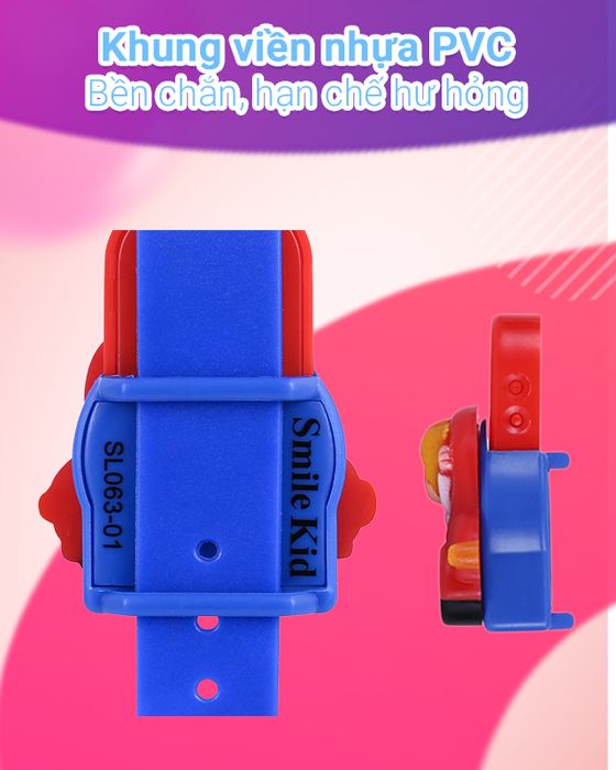 Đồng hồ trẻ em Smile Kid SL063-01 với khung viền chắc chắn