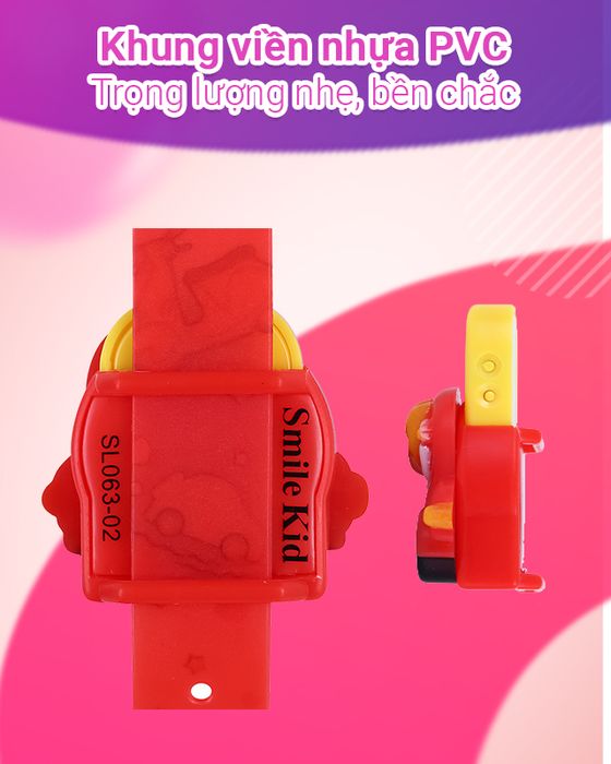 Đồng hồ trẻ em Smile Kid SL063-02 với khung viền chắc chắn