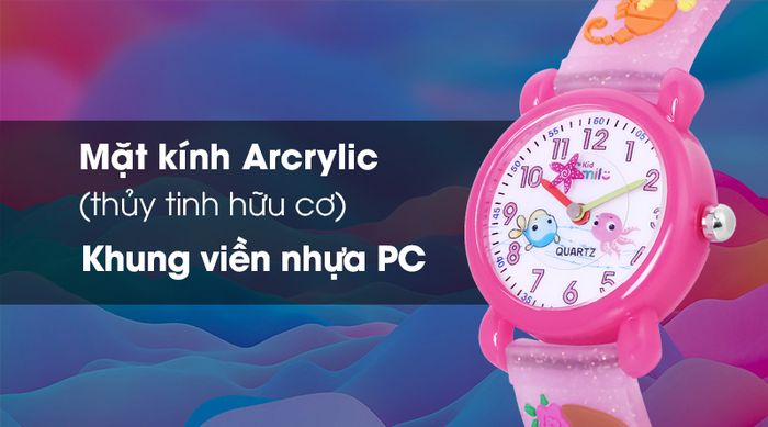Đồng hồ trẻ em Smile Kid SL047-01 có khả năng chịu lực tốt